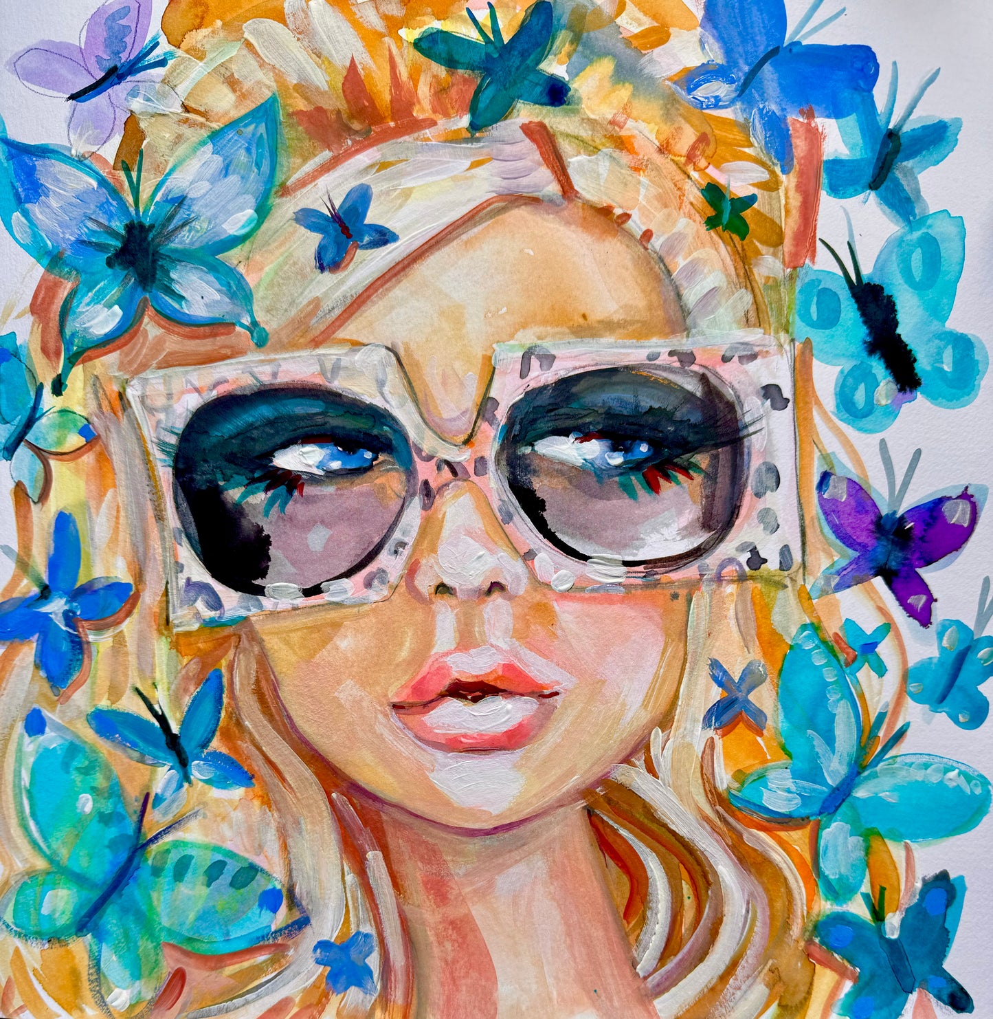 Blue butterfly
