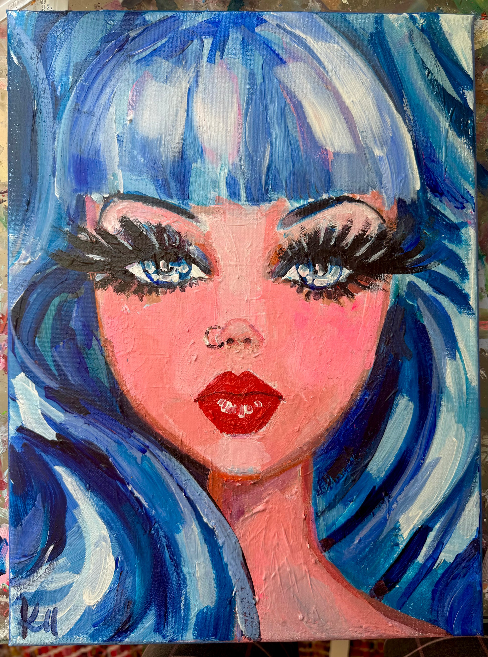 Blue Barbie