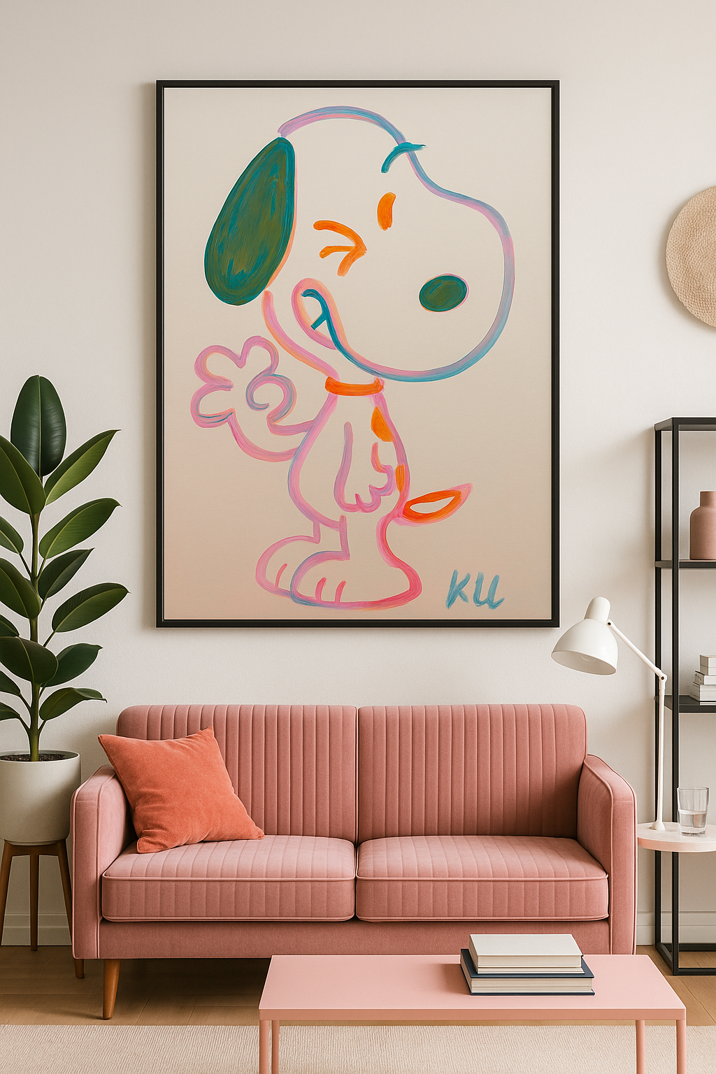 Snoopy A-Ok Print