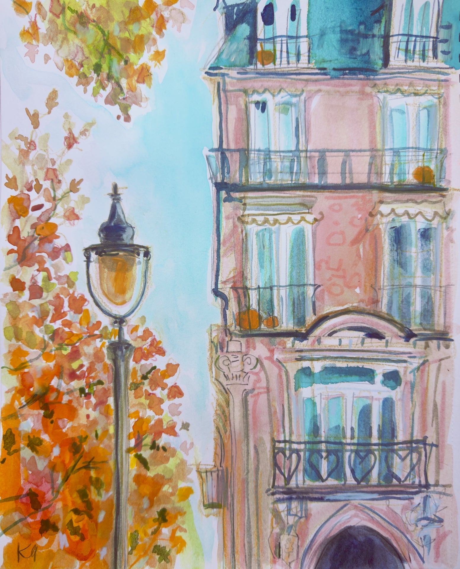 Charleston Fall Print