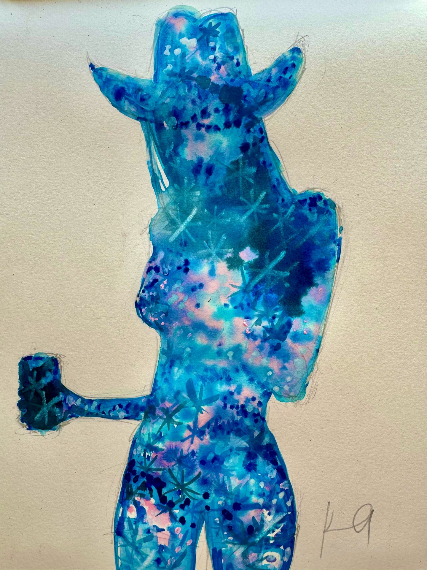 Sparkle Cowgirl Print