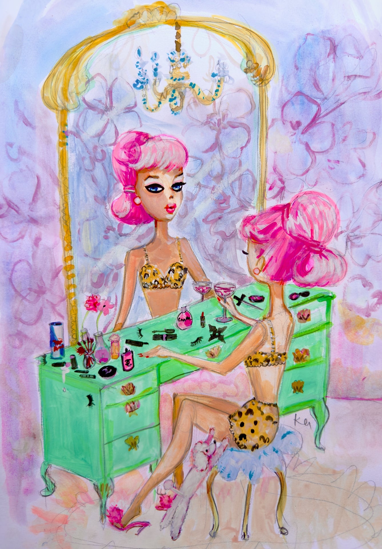 Therapy Barbie Print