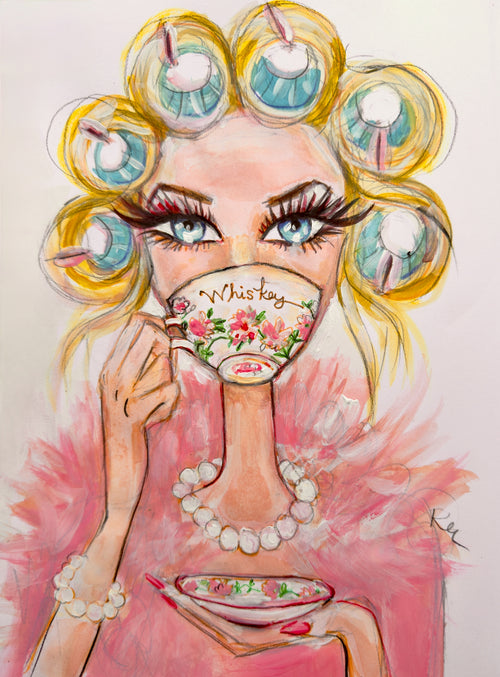 Whiskey in a Teacup Print