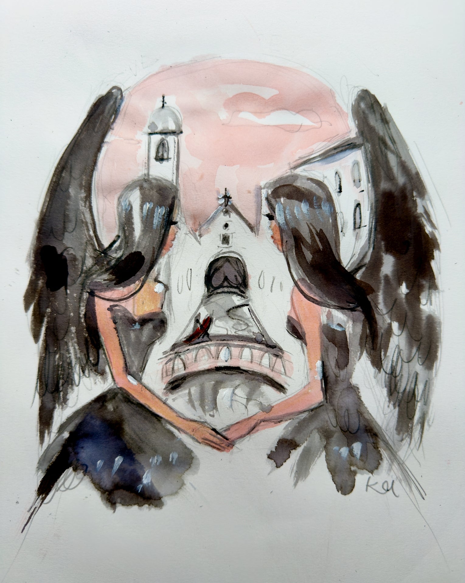Venice Angels Print