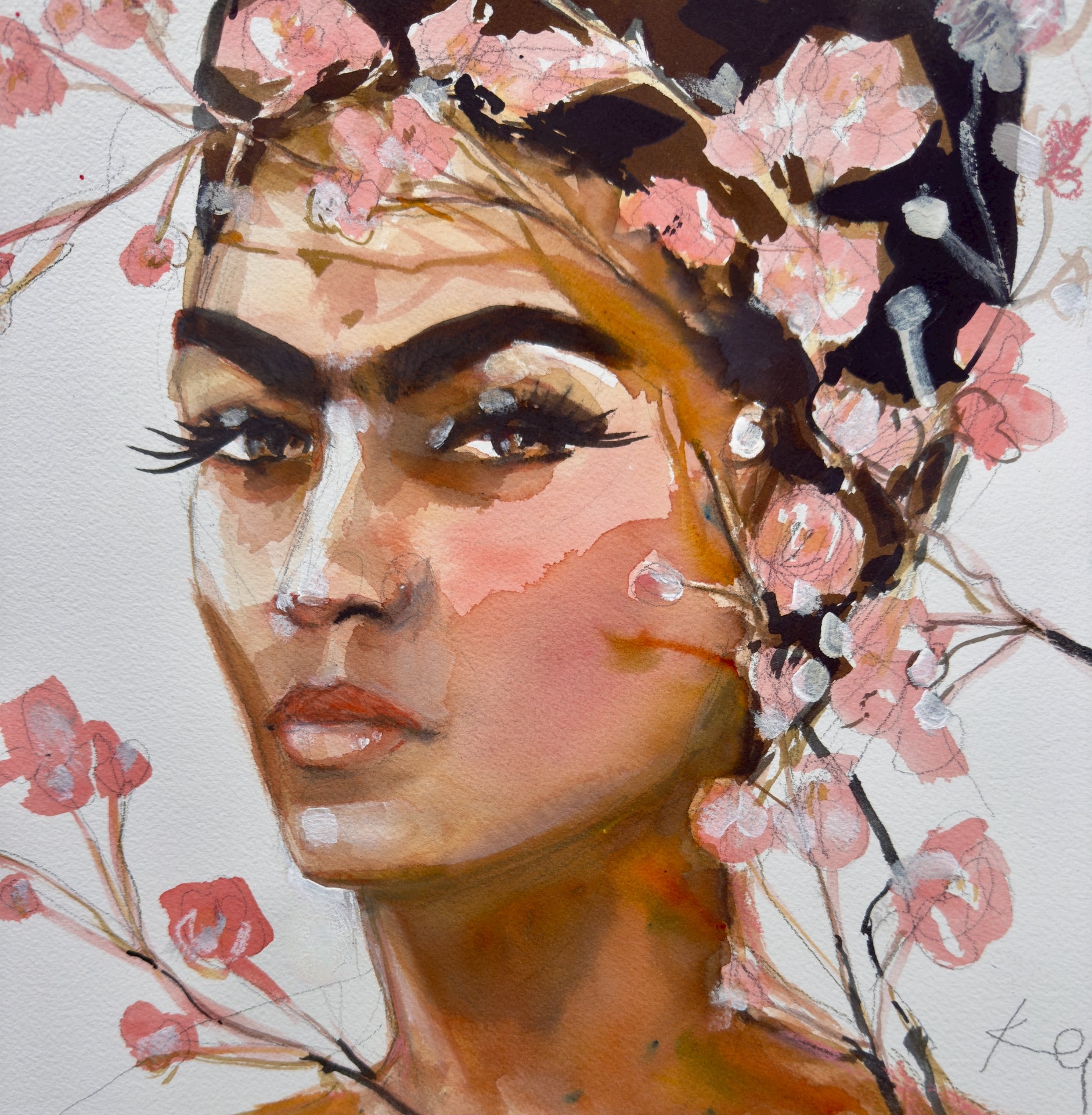 Frida Blossoms Print