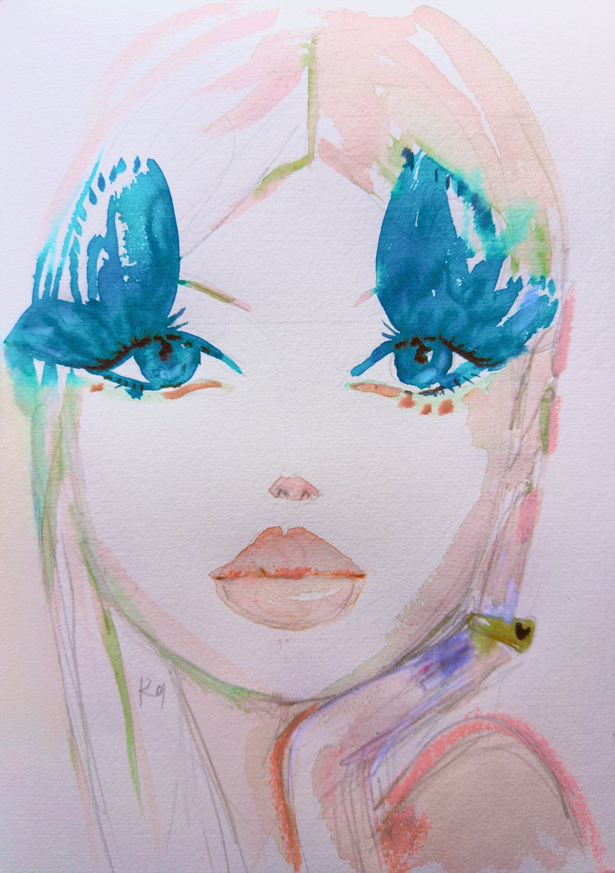Butterfly Eyes Print