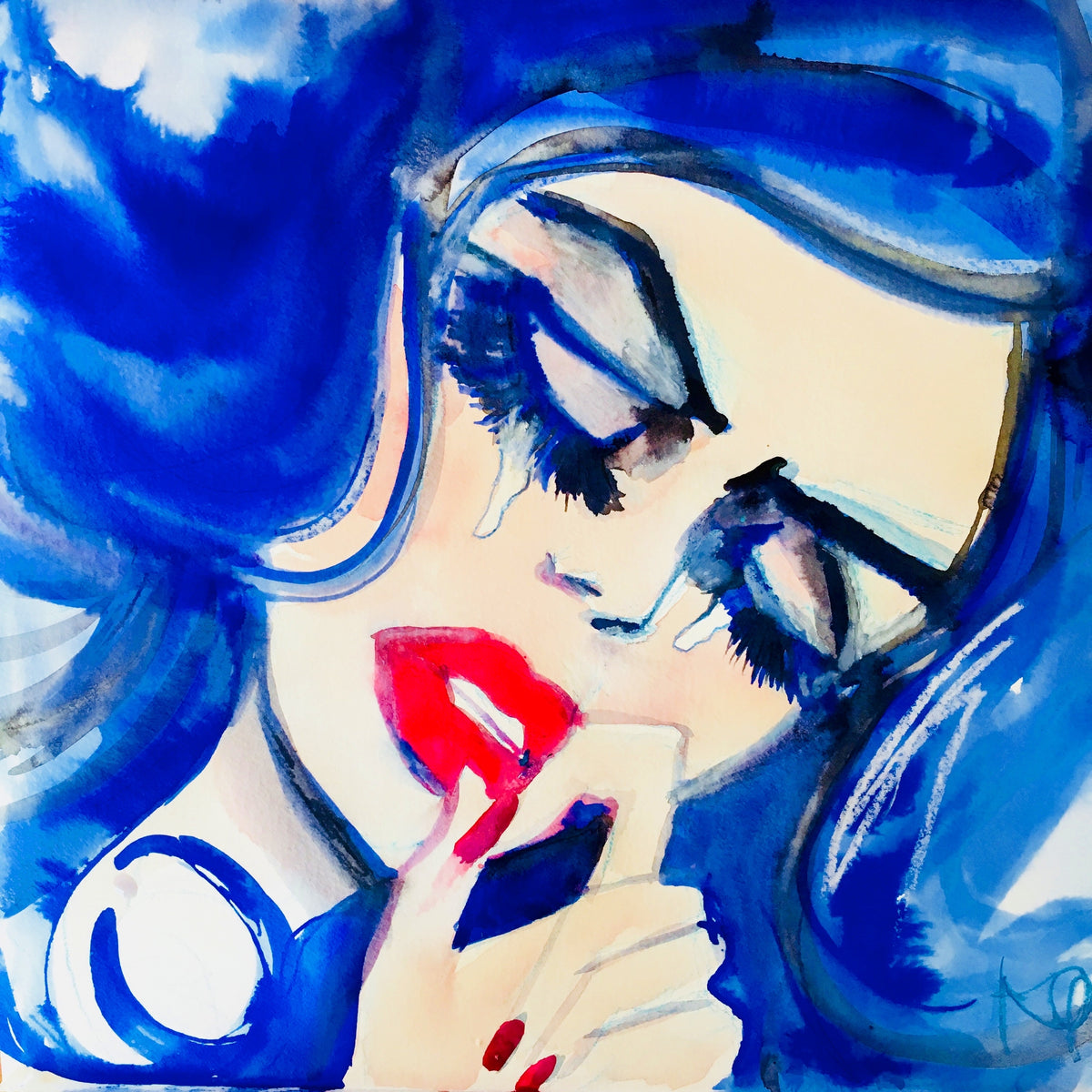 Blue Tears Print
