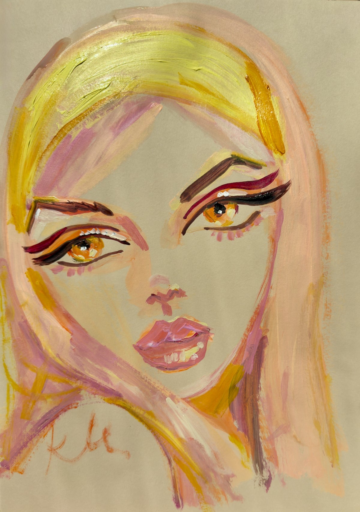 Peachy Dream Print