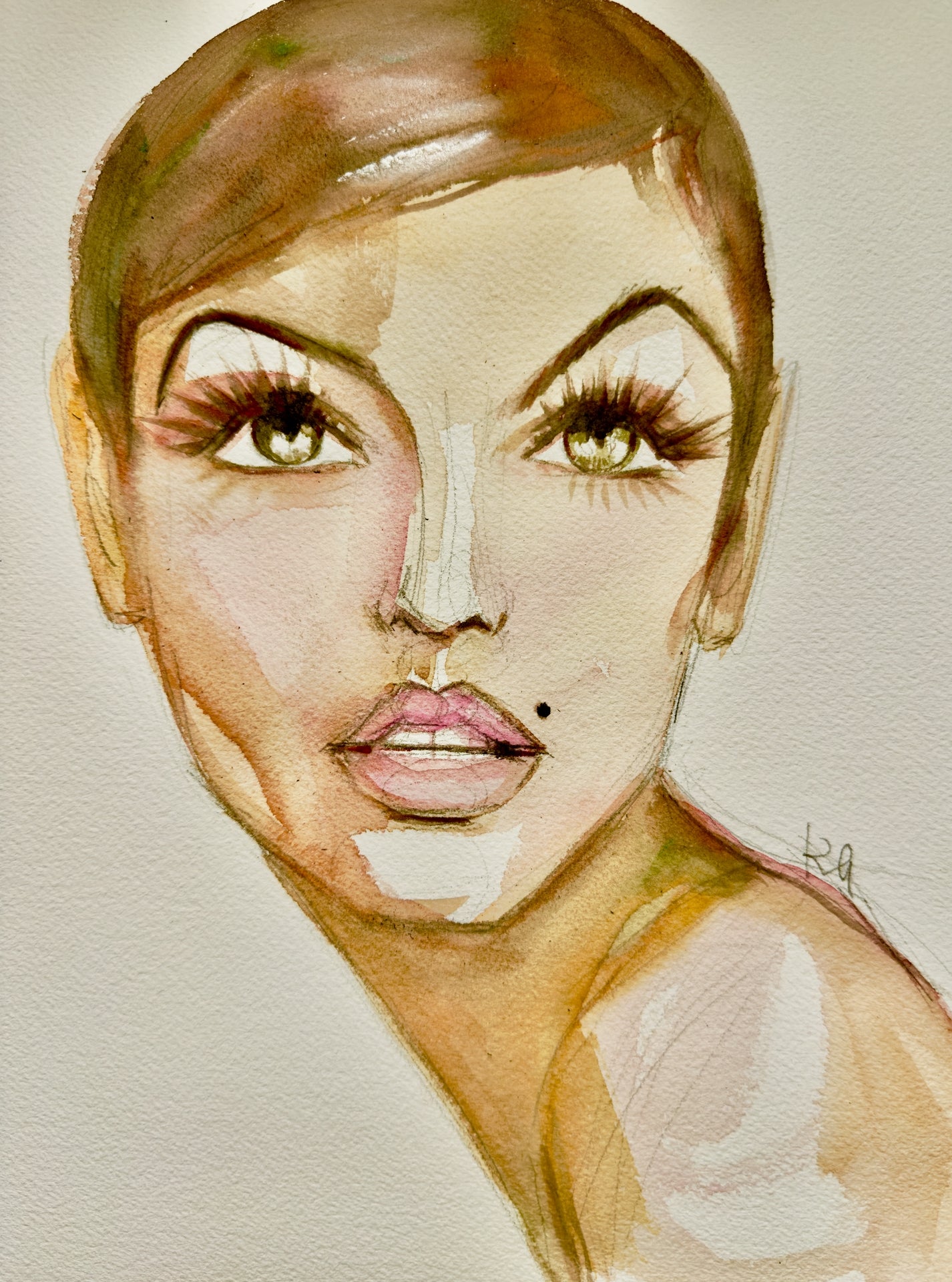 Skinny Brow Cindy Print