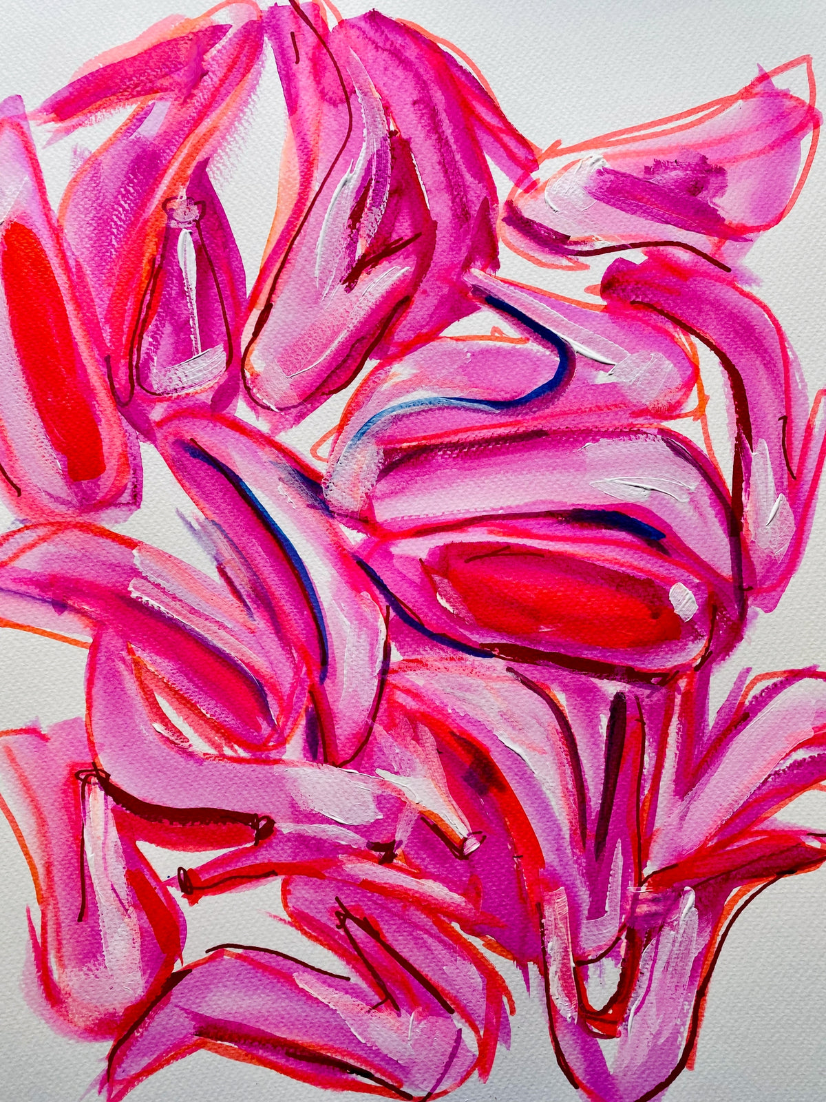 Pink Barbie Shoes Print