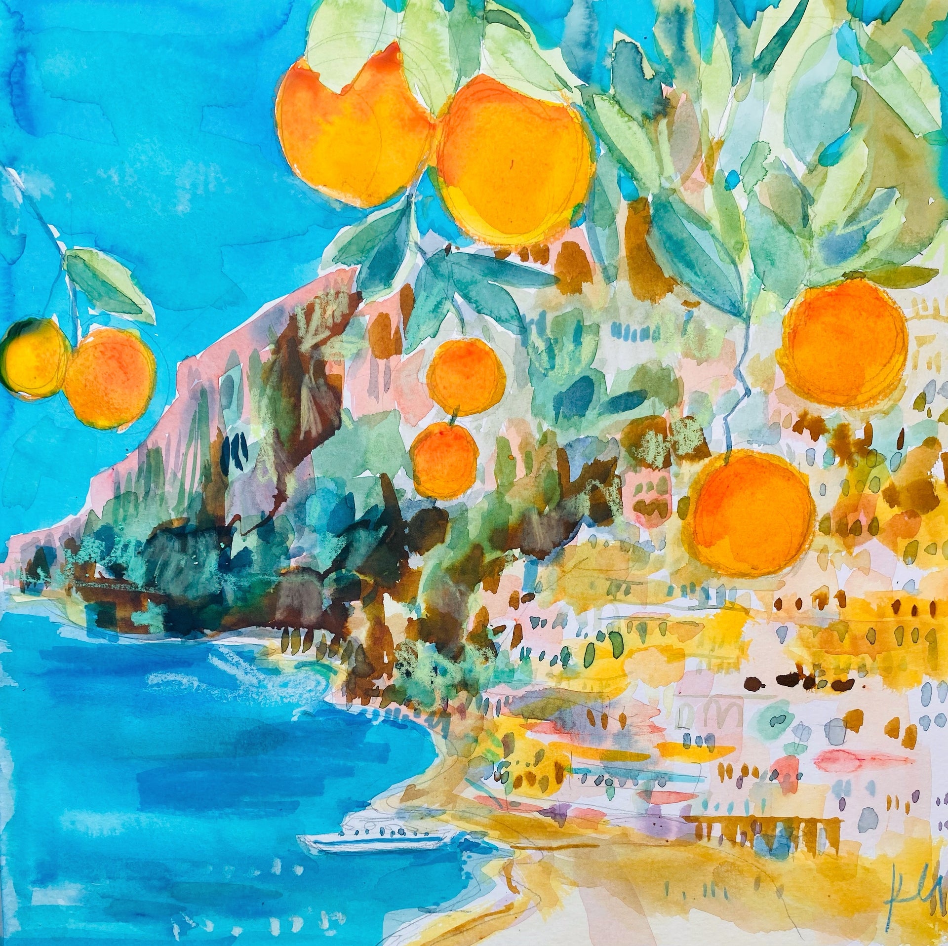 Italian Coast Print