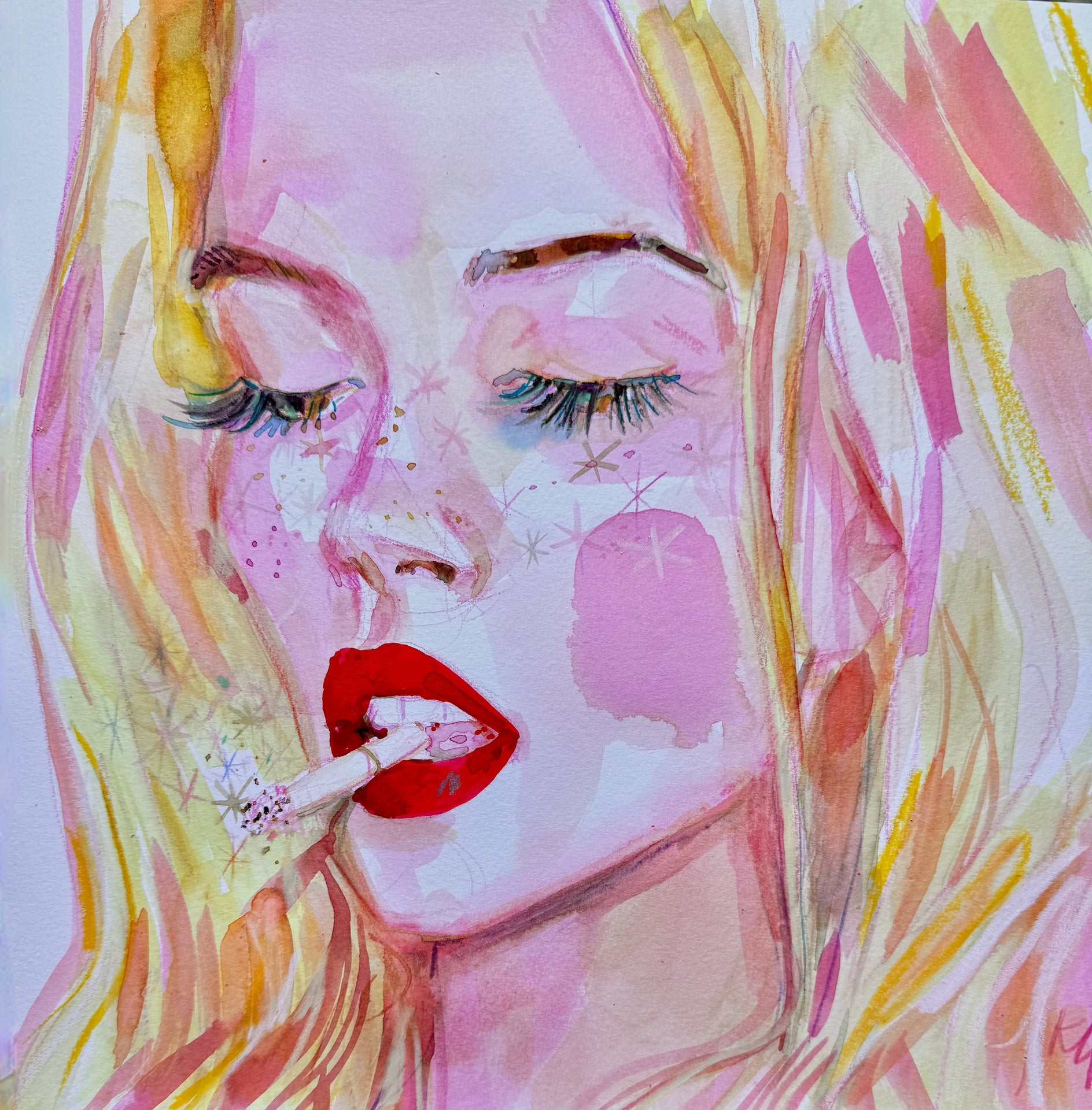 Sparkle Cigarette Print