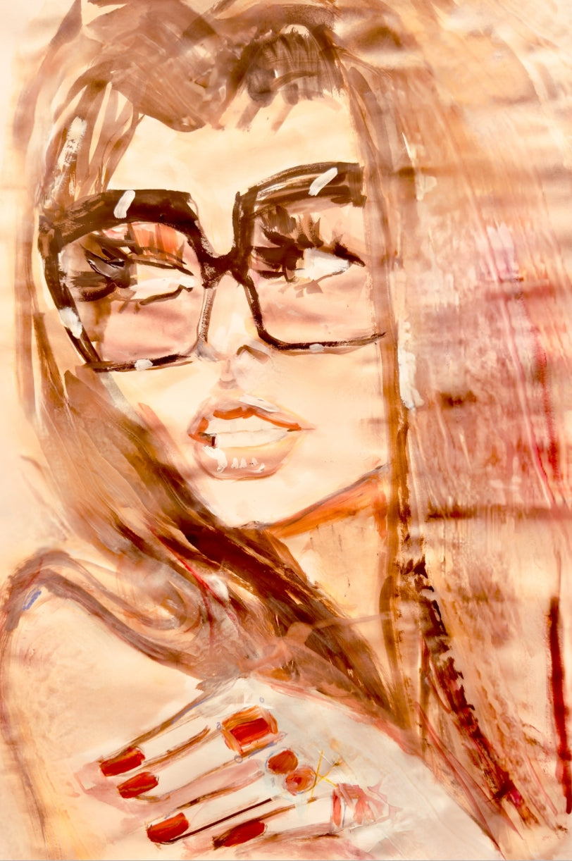 Seventies Glasses Print