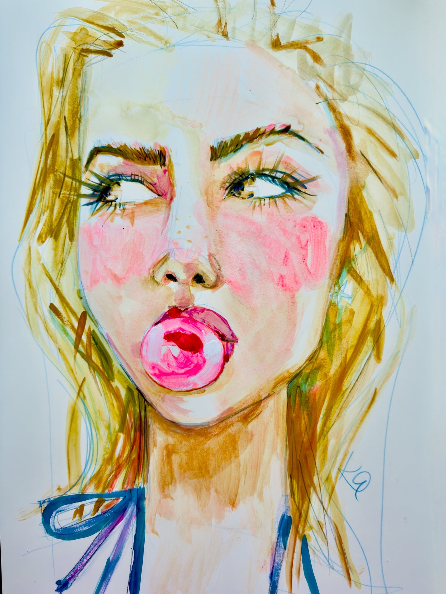 Madelyn Bubble Light Print