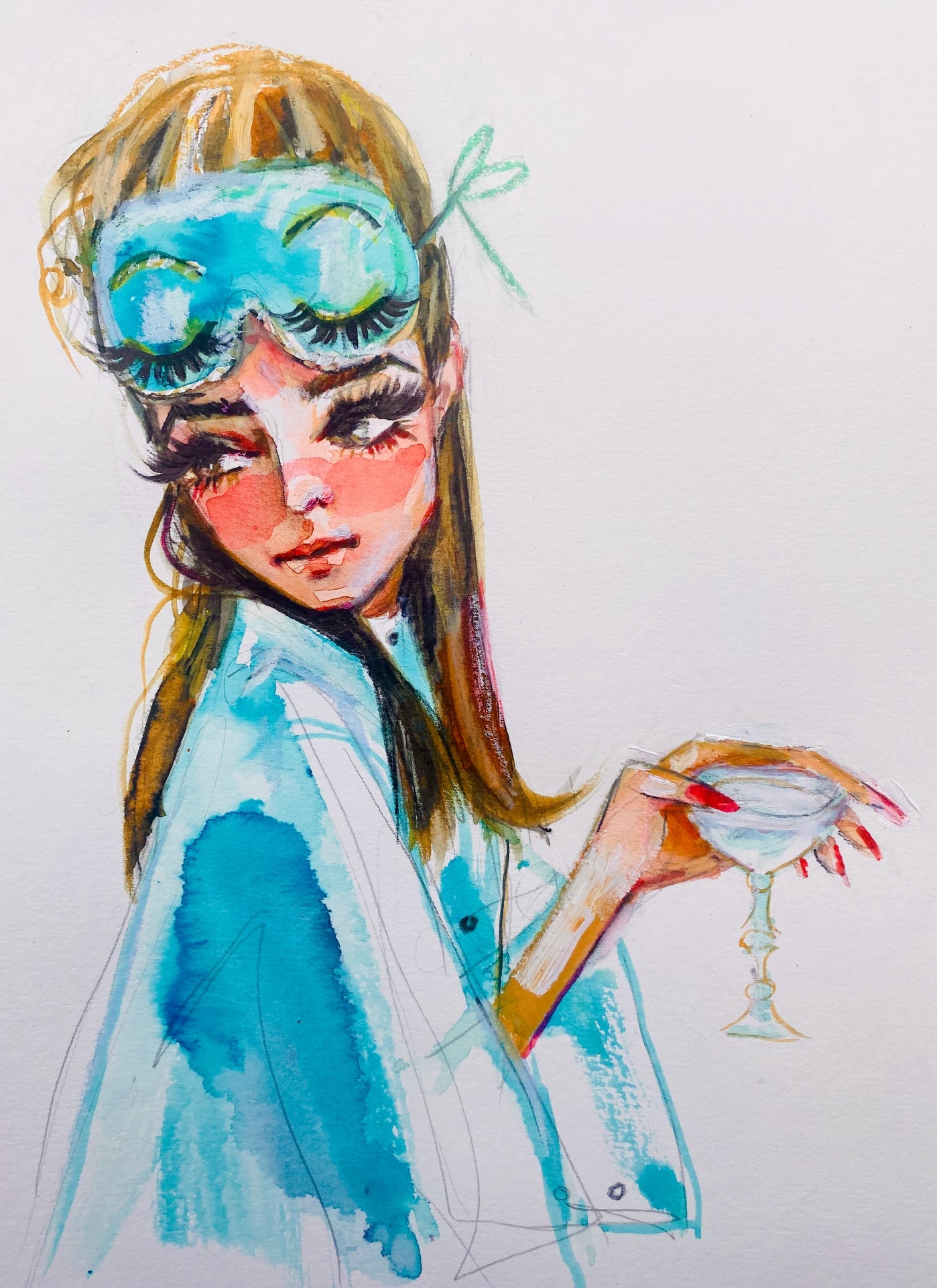 Audrey Breakfast Print