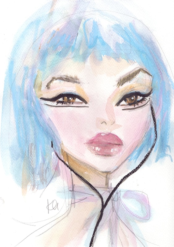 Daydream Girl Print