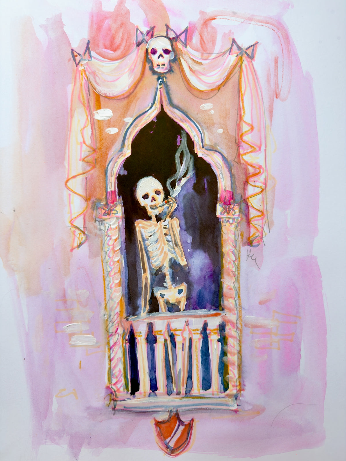 Venice Smoking Print