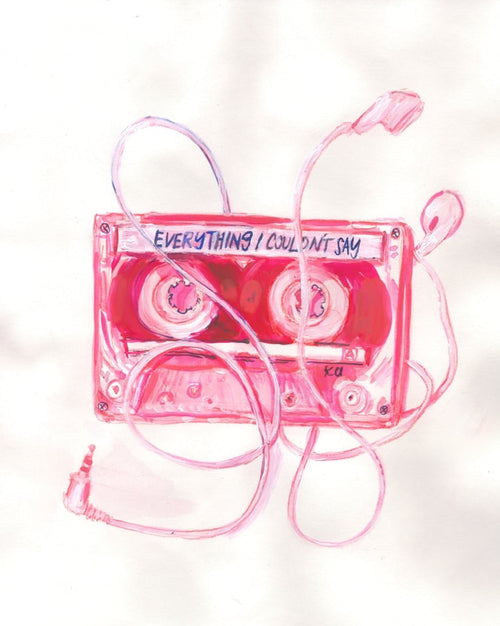 Everything I Couldn't Say Print