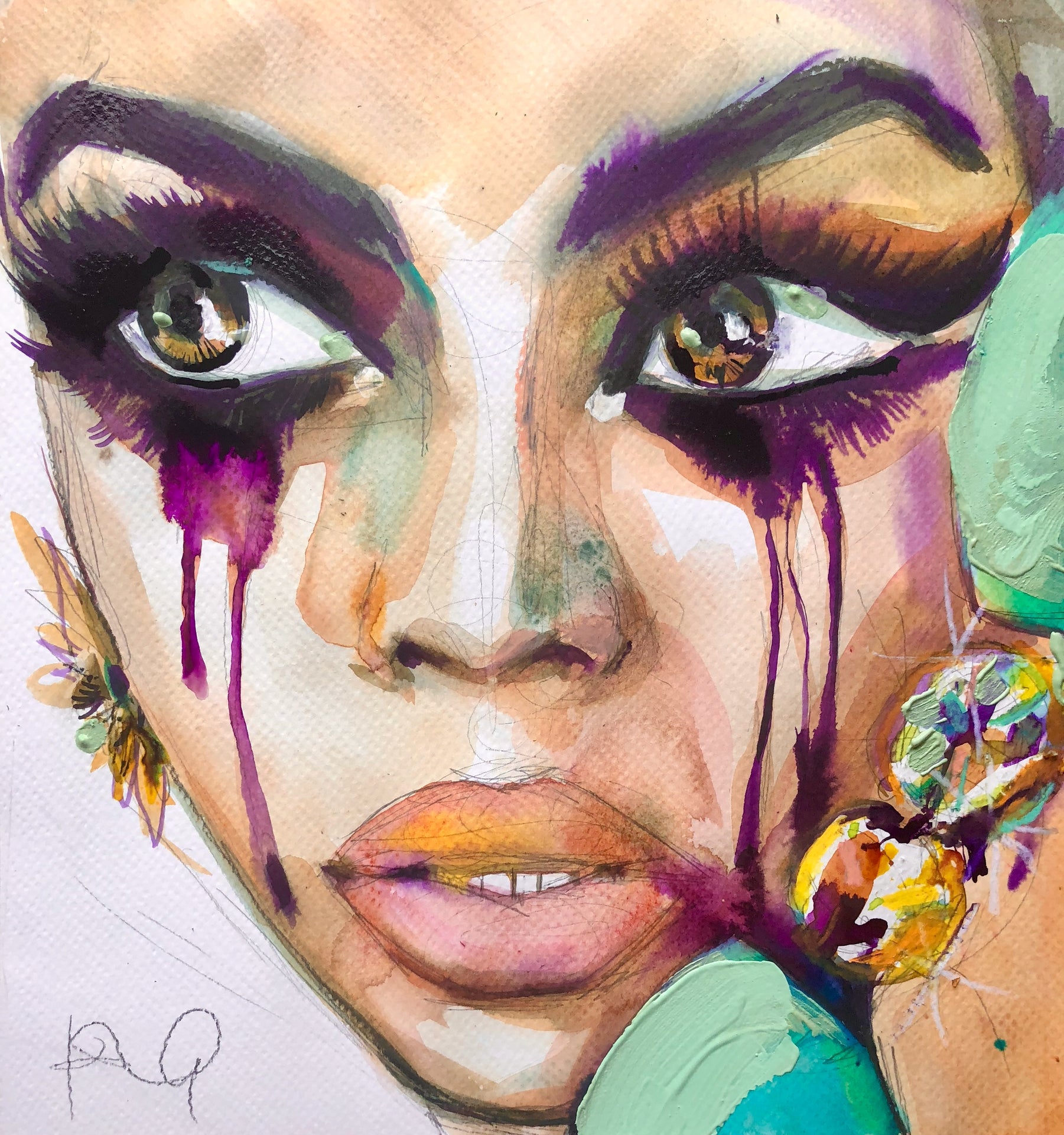 Beyonce Crying Print