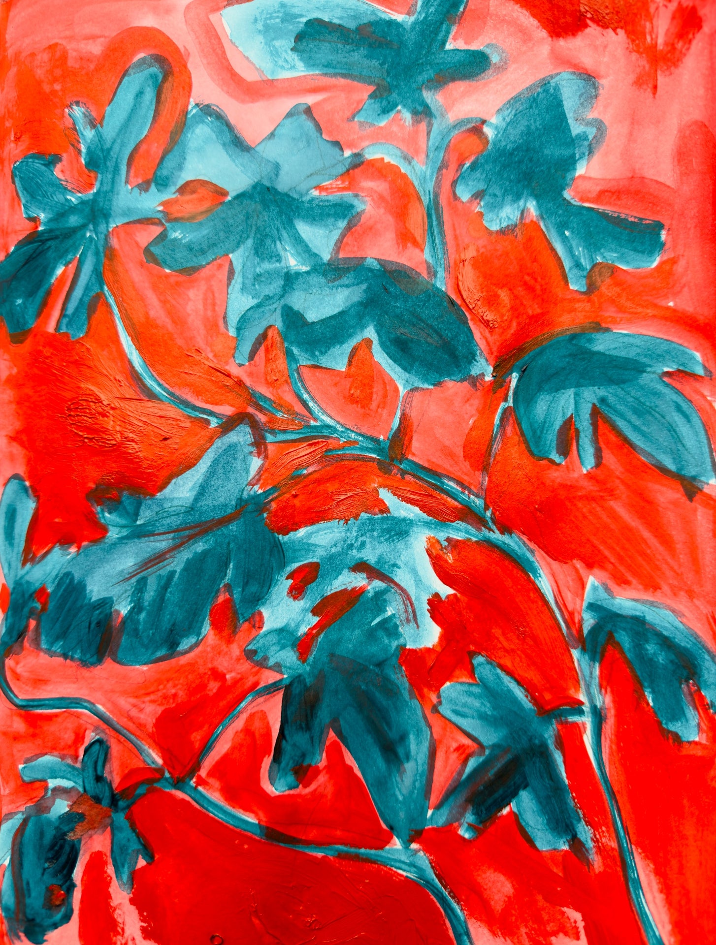 Red FIg Print