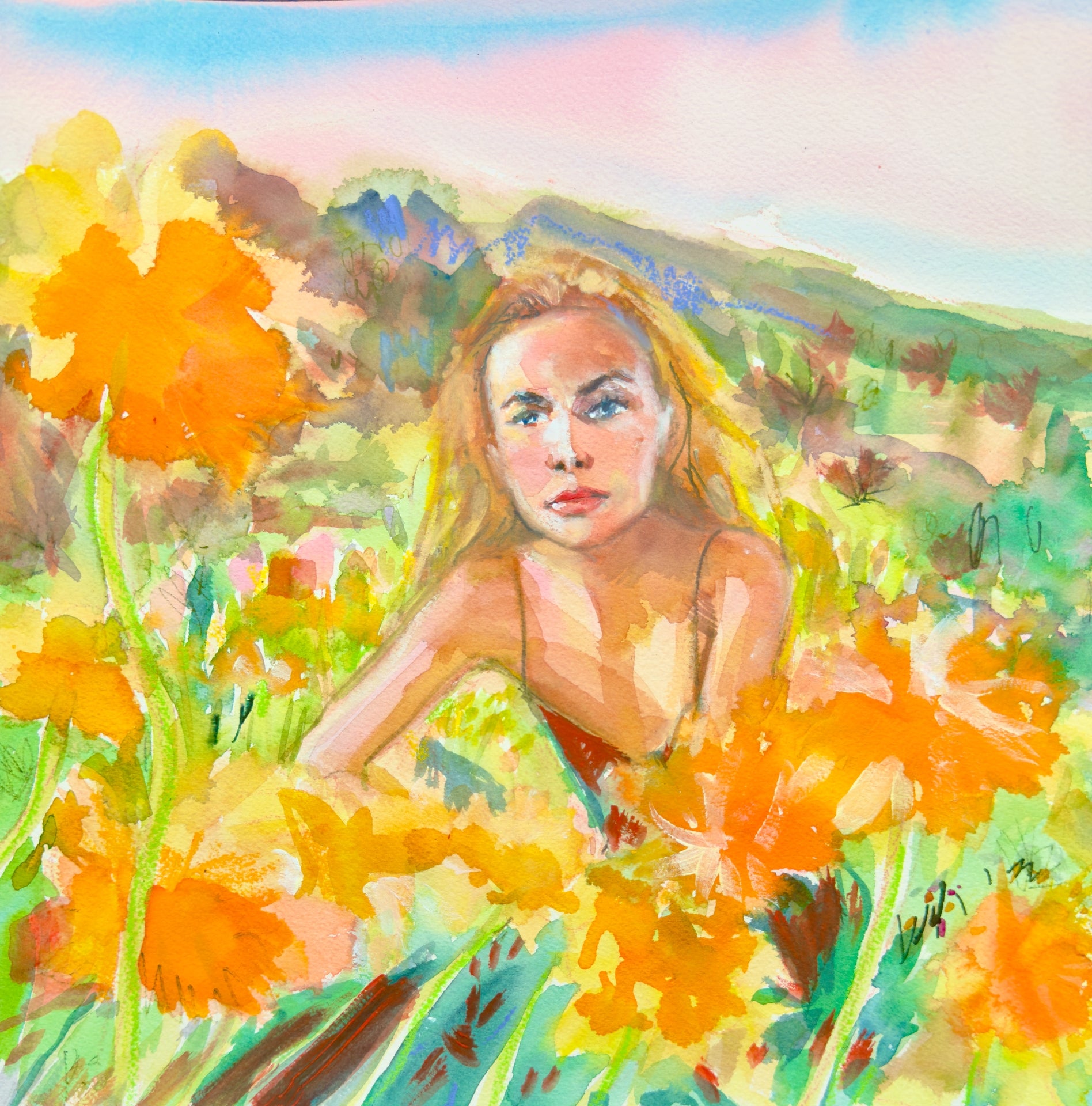 Joni Wildflowers Print