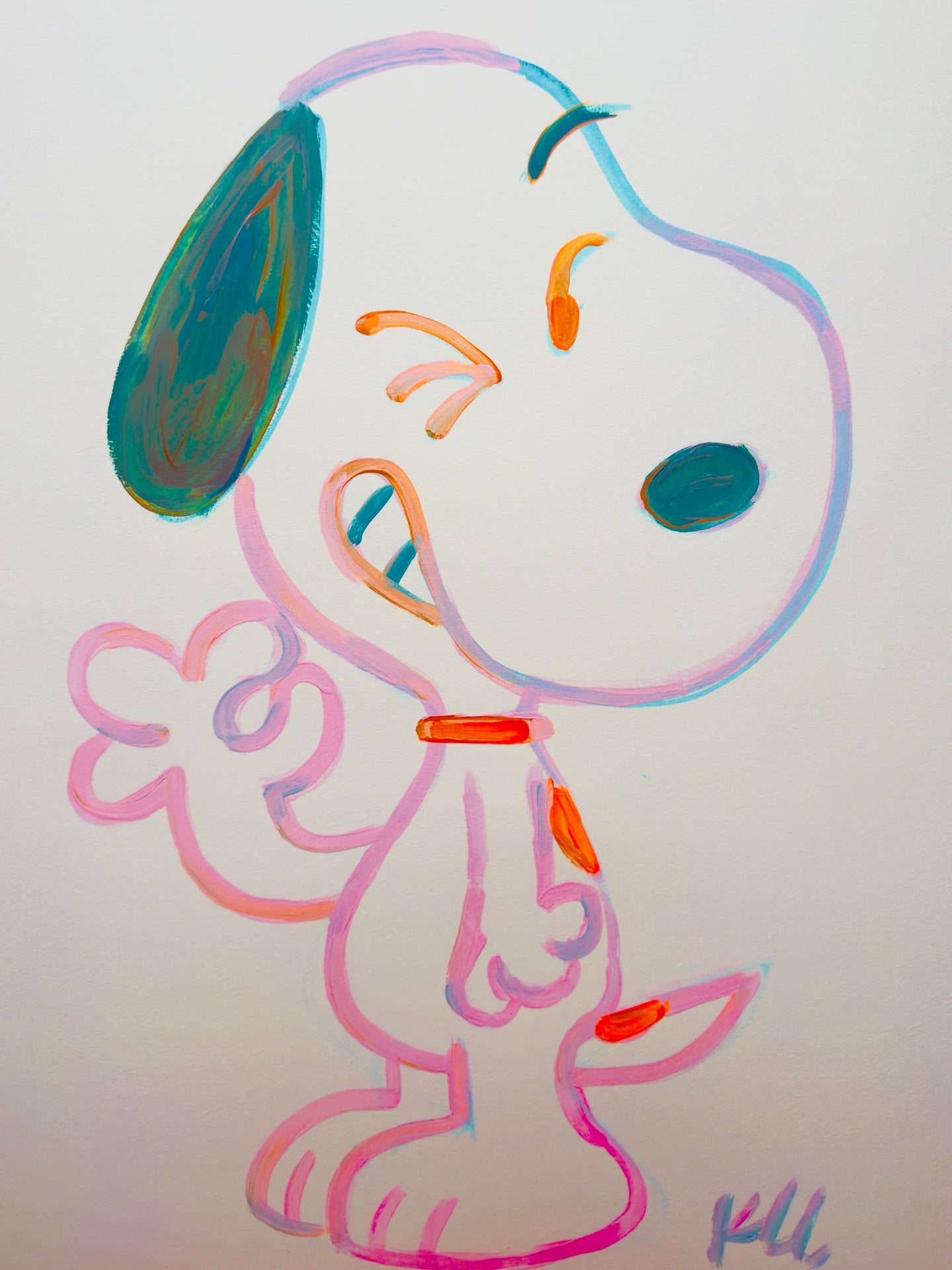 Snoopy A-Ok Print