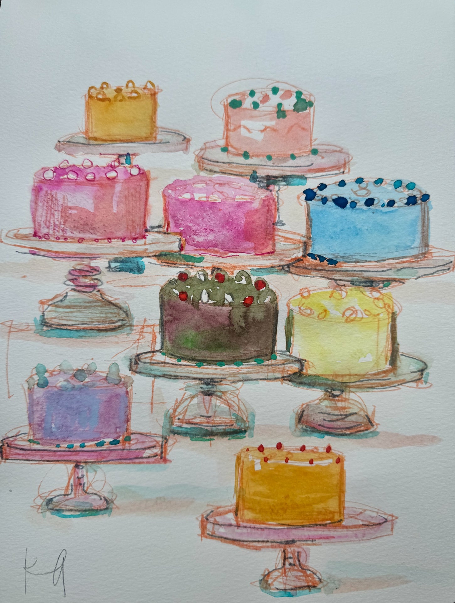 Cakes Print