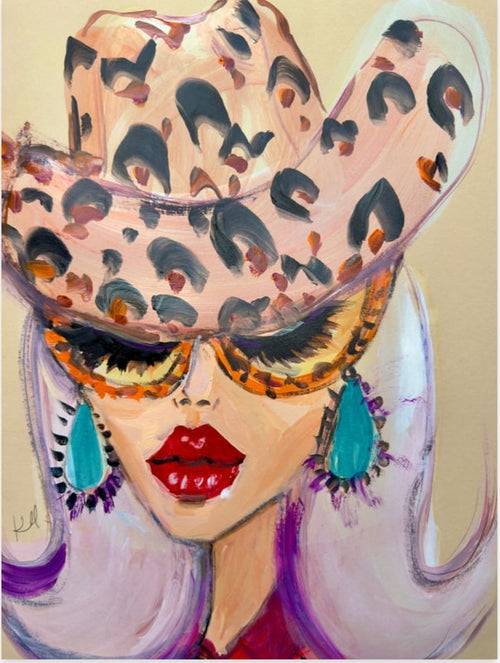 Leopard Cowgirl Print