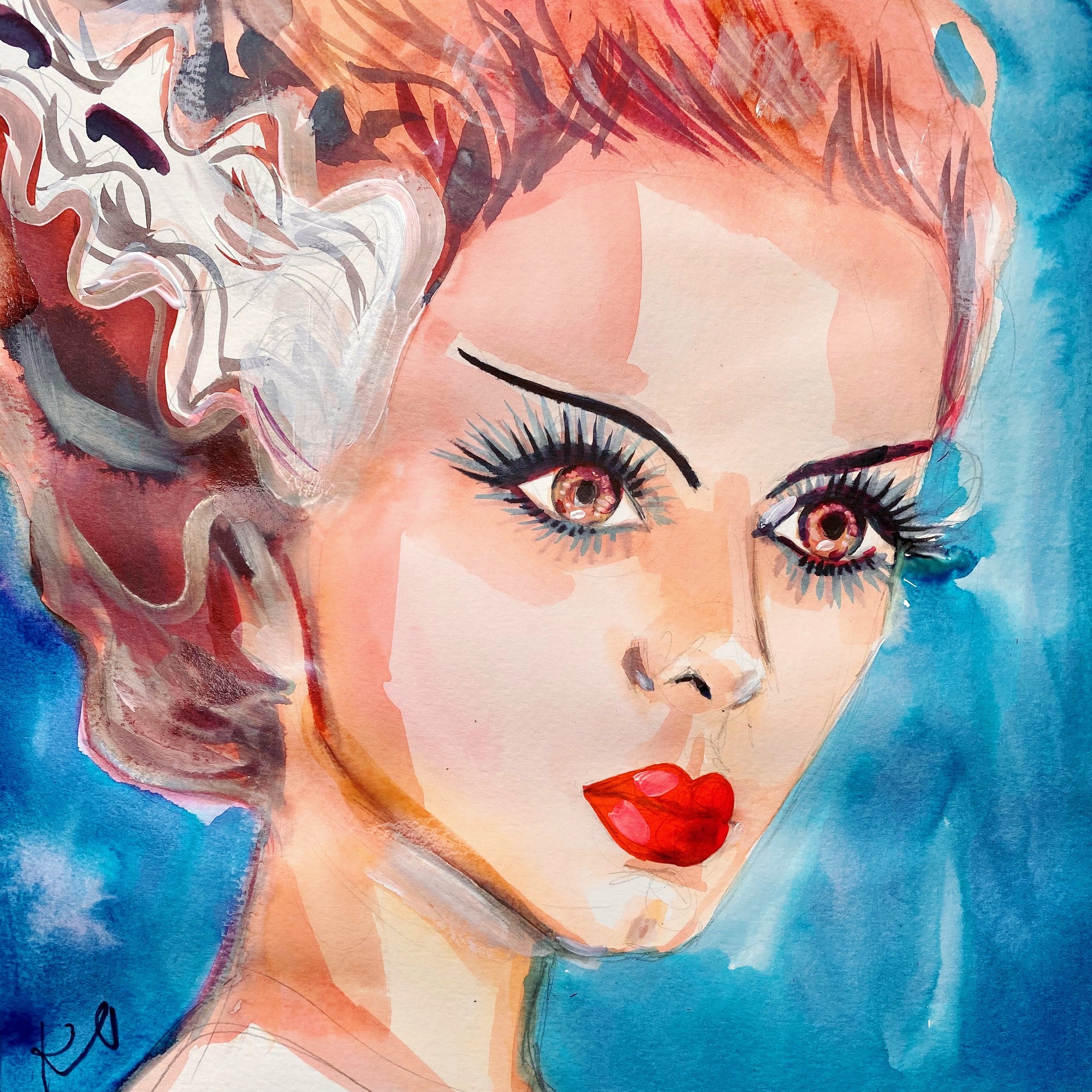 Halloween Bride Print