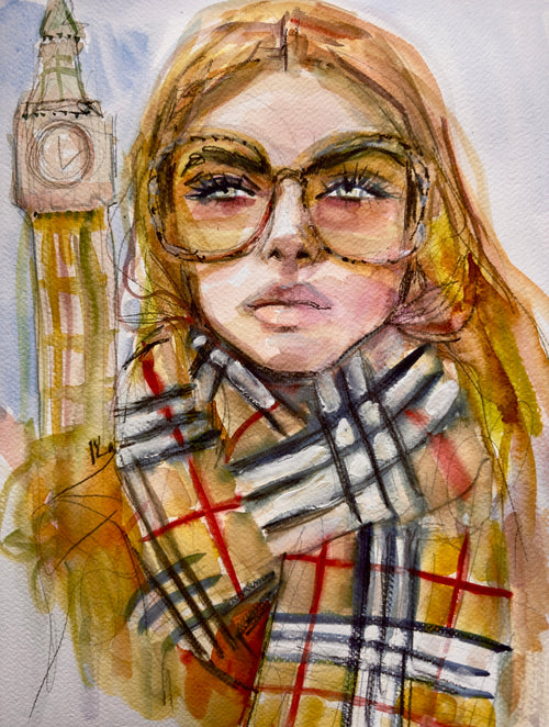Burberry scarf original