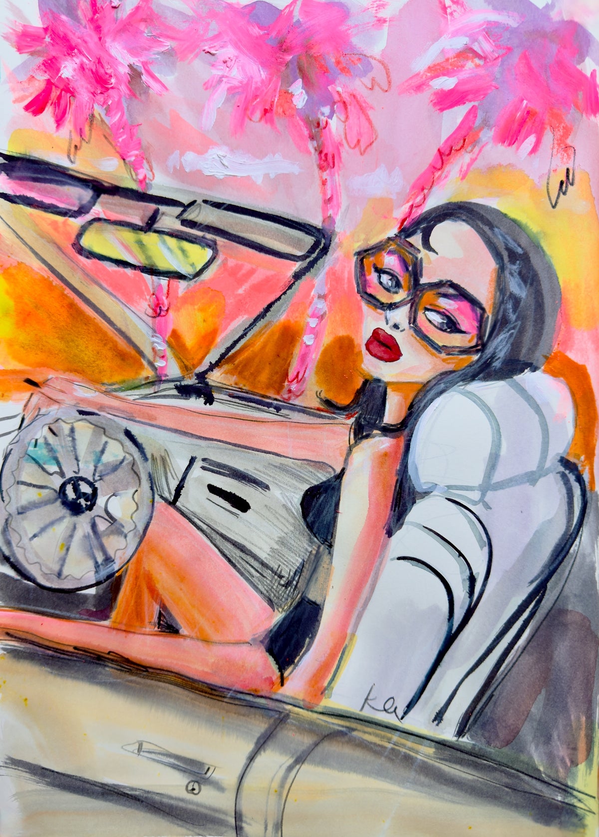 Beach Drive Print