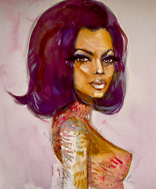 Diana Ross Print