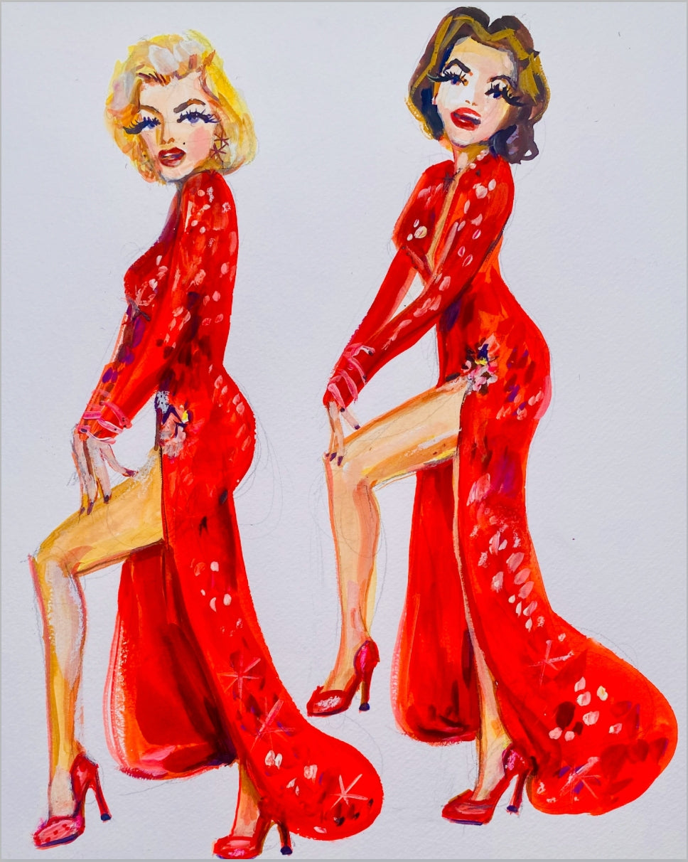 Monroe and Russell Print