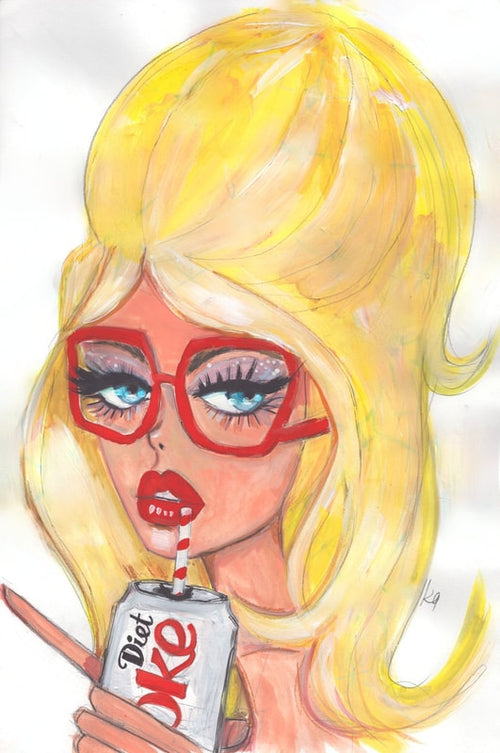 BIg Diet Coke Drinker Print