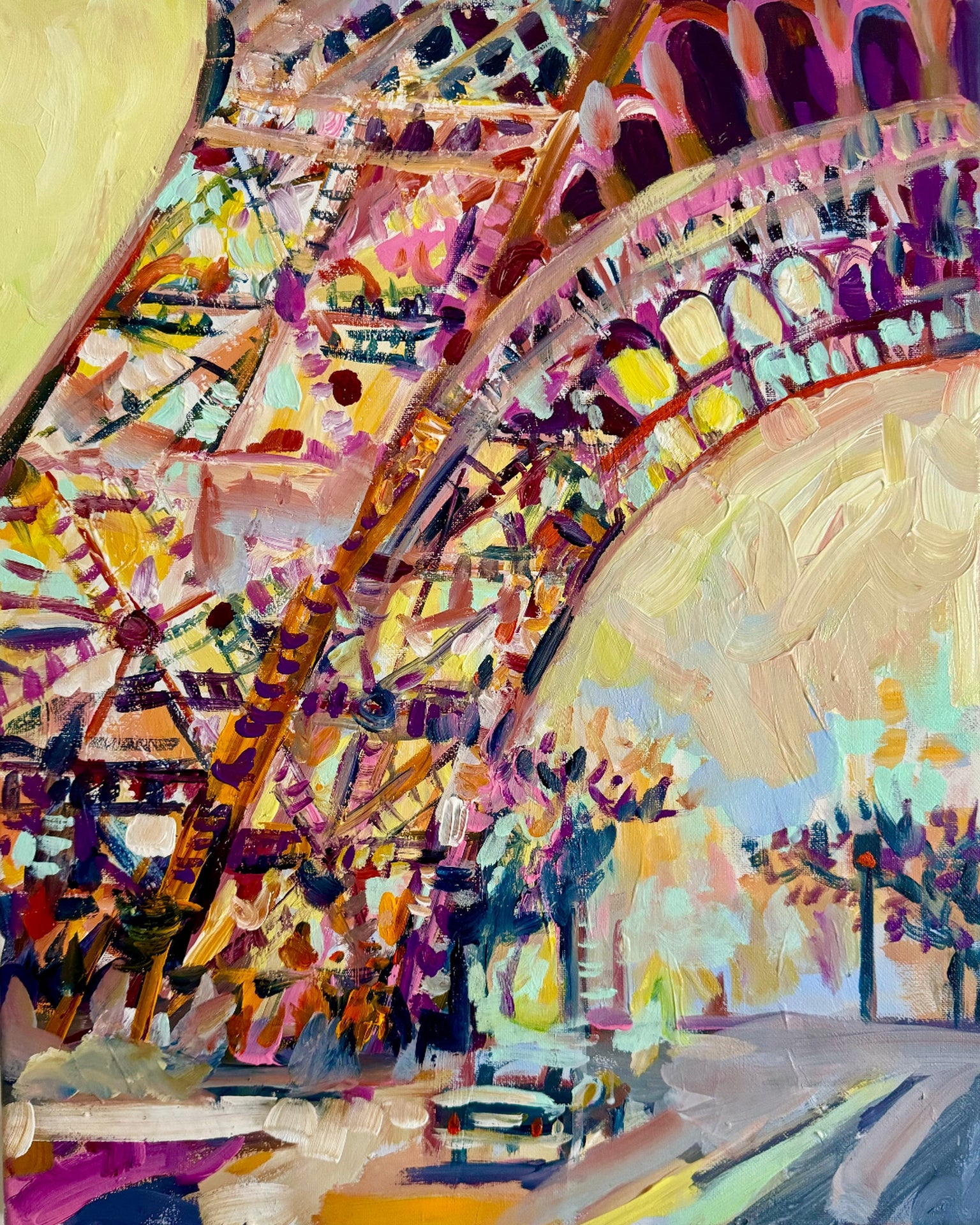 Eiffel Tower Sunset Print