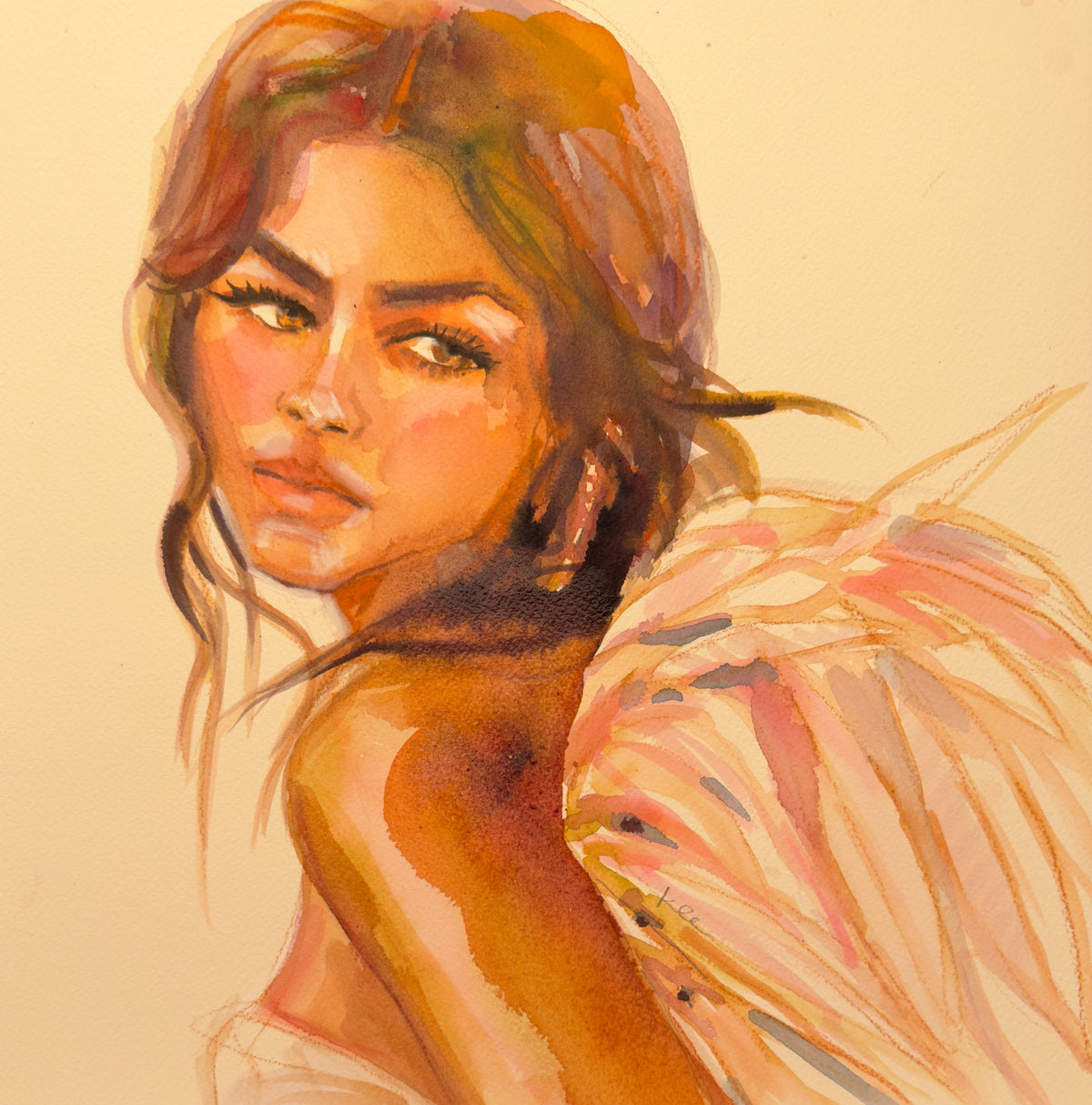 Zendaya Angel Print