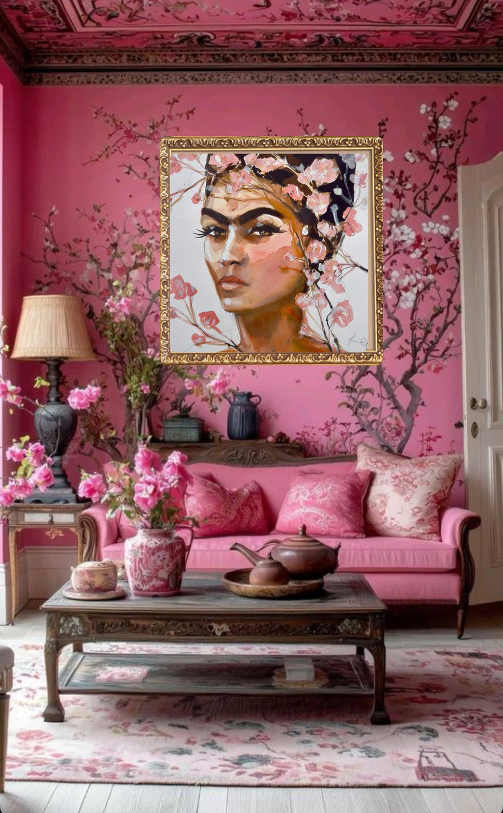 Frida Blossoms Print