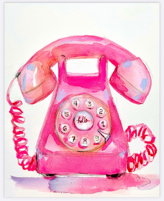 Pink phone