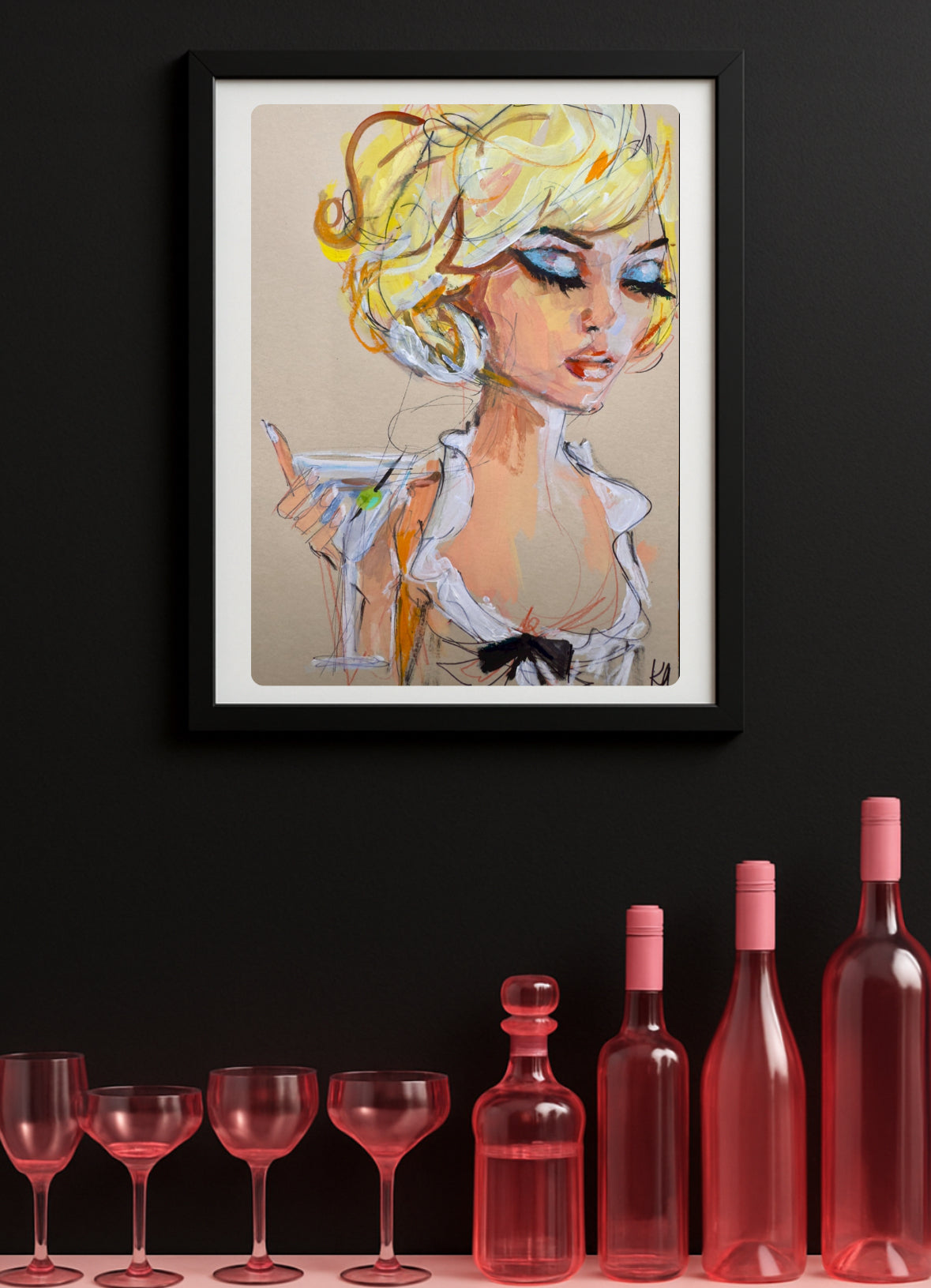 Martini Time Print