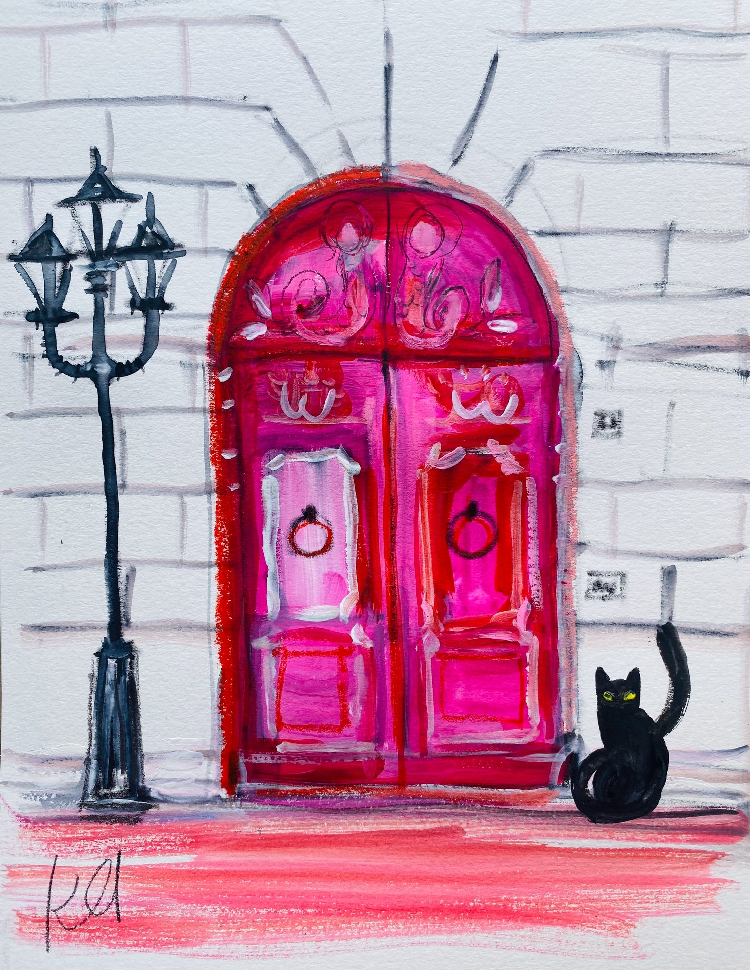 Pink Door Print