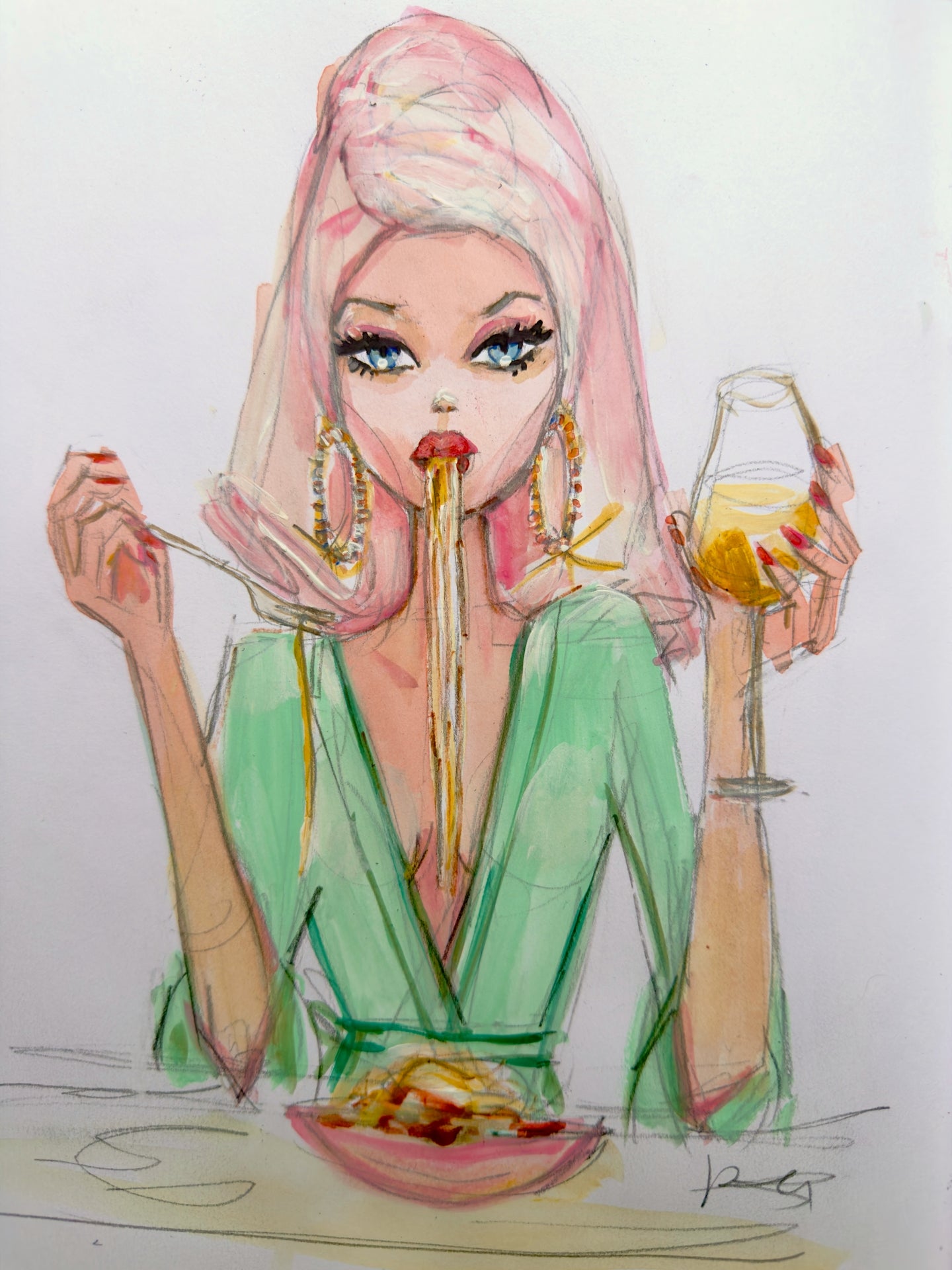 Dinner for One Print