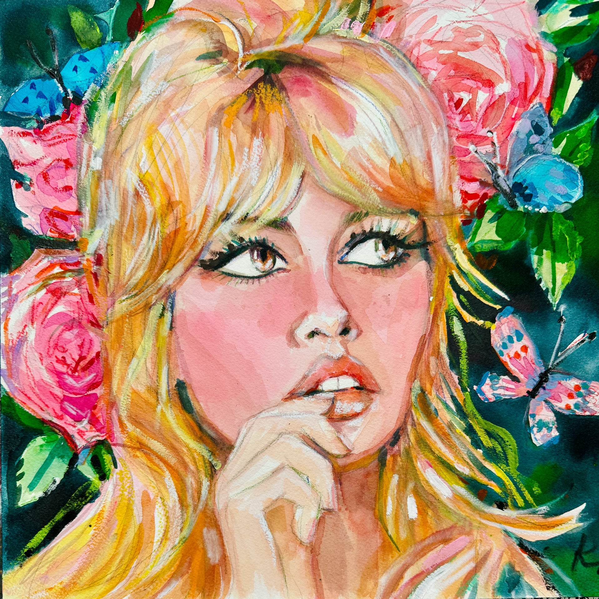 Bardot Garden Print