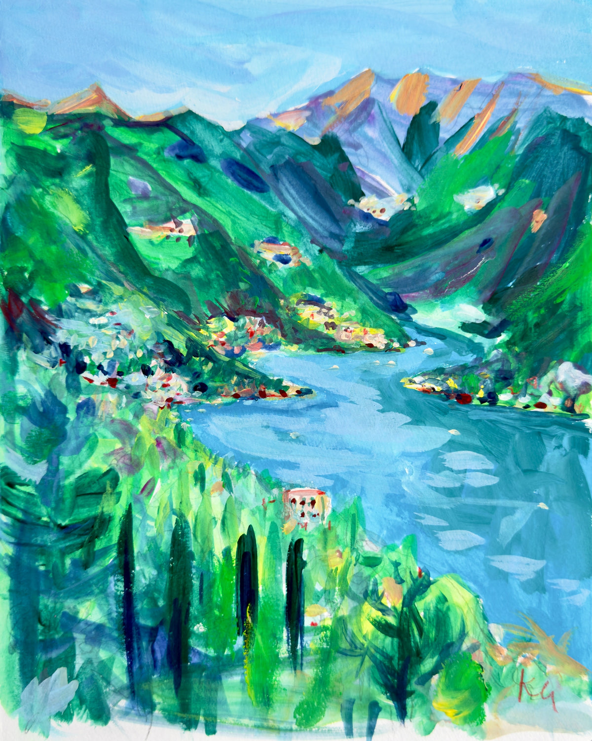 Lake Como Print