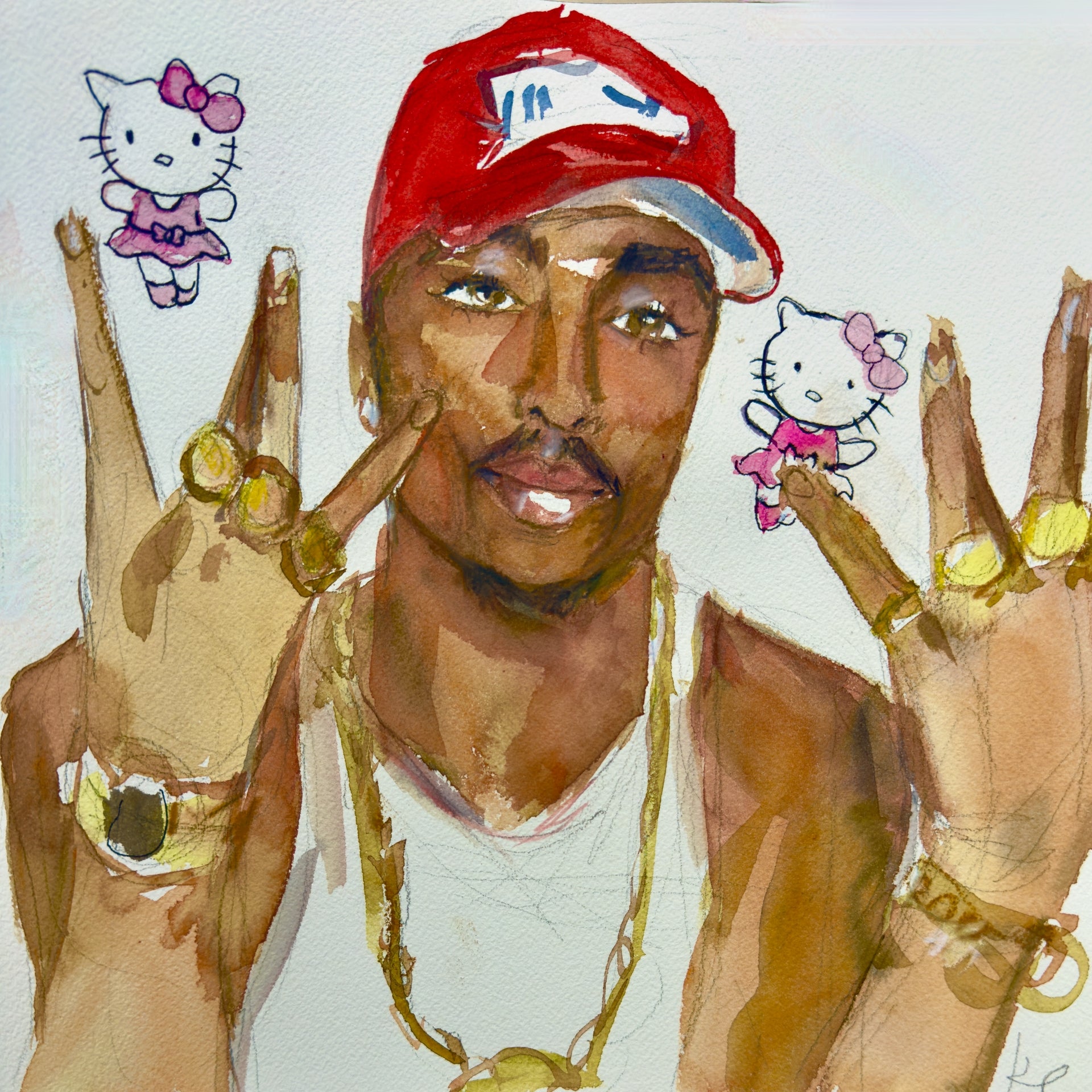Tupac Print