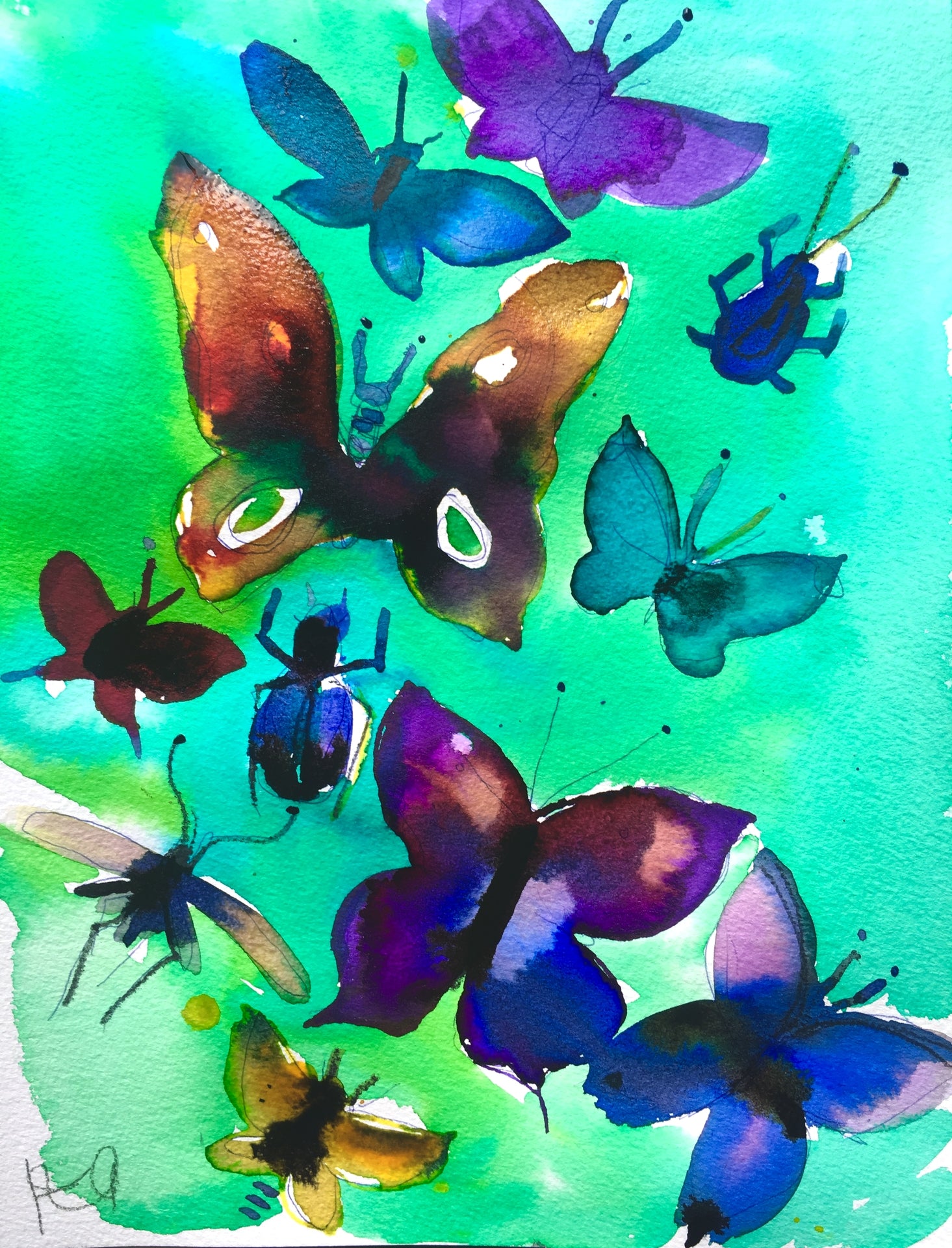 Butterflies Print