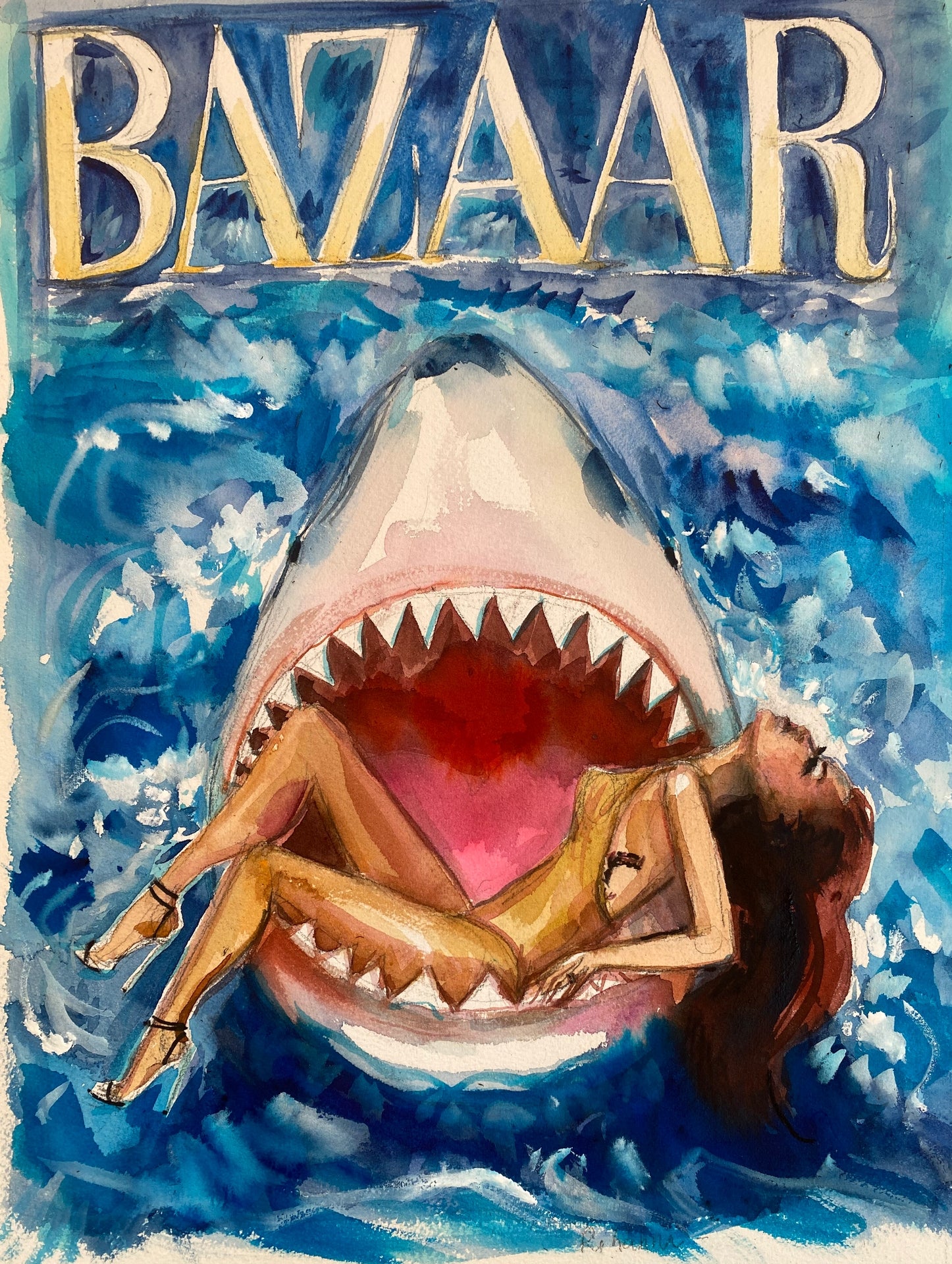 Rihanna BAZAAR Print