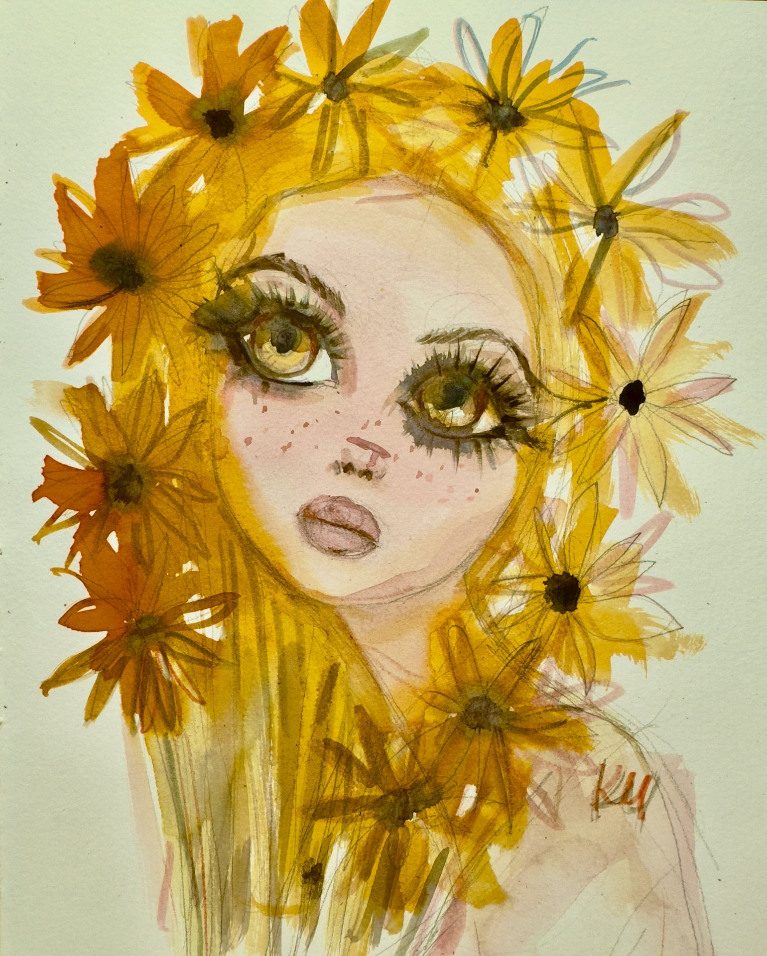 Brown Eyed Susan Print