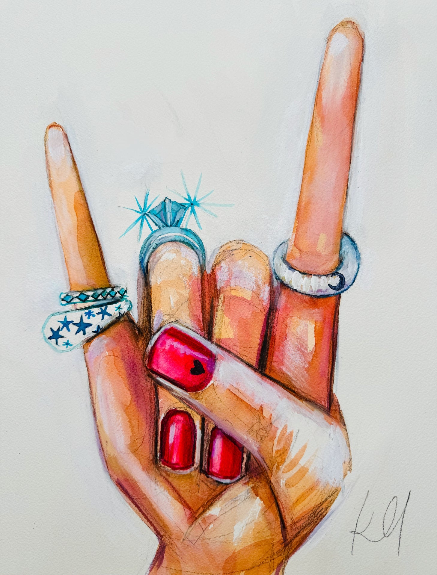 Rock On 1 8x10 Print