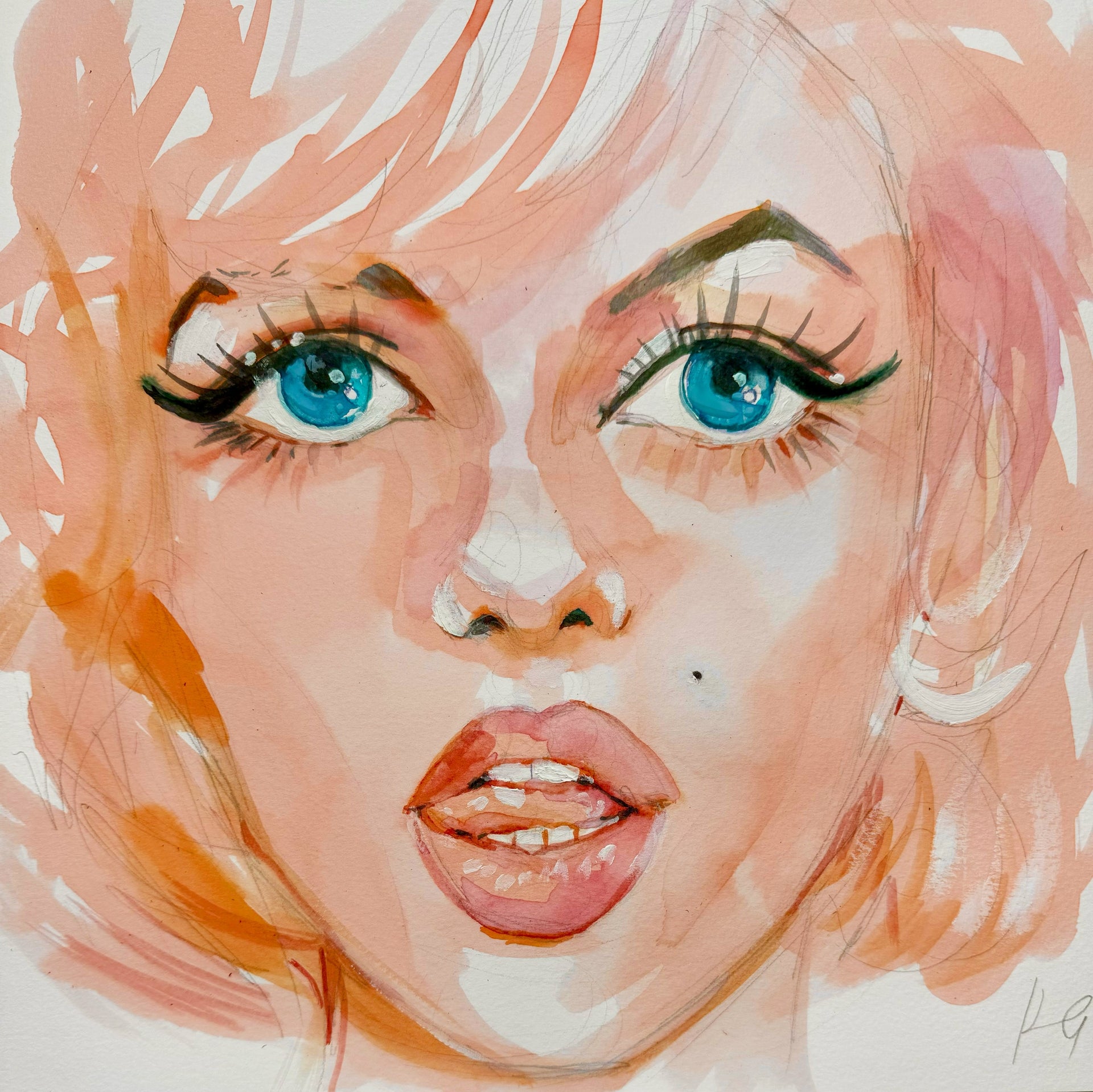 Marilyn's Tongue Print