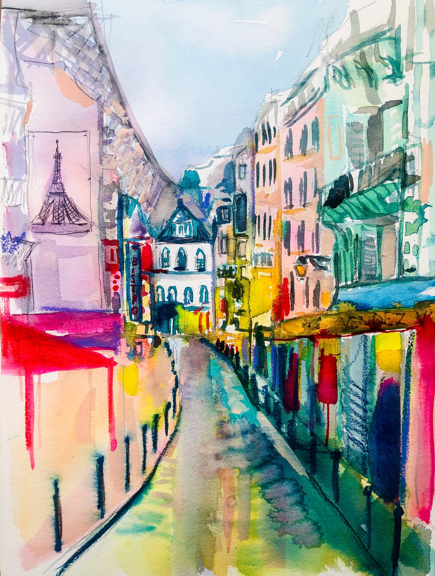 Paris Street Print
